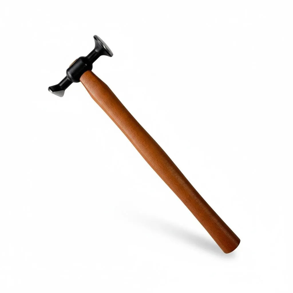 PDR INOX Model 5 Wooden Handle Steel Finishing Hammer